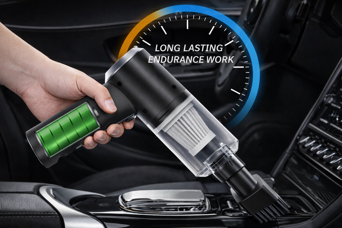 Portable 3-in-1 Cordless Vacuum for Car & Home